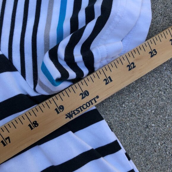 PUMA Striped Polo Shirt MEDIUM Short Sleeve Collar Mens - Picture 6 of 7